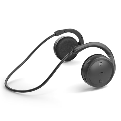 VOGHERB Bluetooth Kopfhörer On Ear: Kabellose Kopfhörer Sport mit TF-Karte | Sprachanruf/Stereo Mikrofon,Headset Bluetooth Faltbar & Tragbar,Wasserdichter Schweiß Sportkopfhörer (Schwarz) von VOGHERB