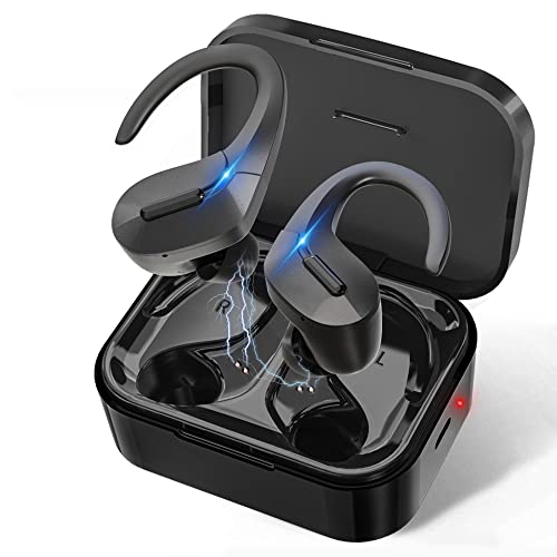 VOGHERB Bluetooth Kopfhörer kabellos, in Ear Earbuds Sport mit HD-Klangqualität Mikrofon APTX Stereo-Sound Auto Pairing Wasserdicht IPX5 Mini Sport Ohrhörer mit tragbar Ladebox für Arbeit und Studium von VOGHERB
