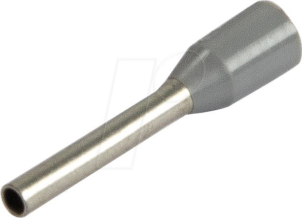 VT AEHUL 0,75-16 - Aderendhülsen, Ø 0,75 mm², 16 mm, grau, 100er-Pack von VOGT AG