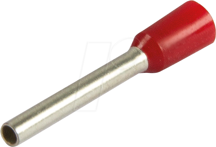 VT AEHUL 1,0-18 - Aderendhülsen, Ø 1,0 mm², 18 mm, rot, 100er-Pack von VOGT AG