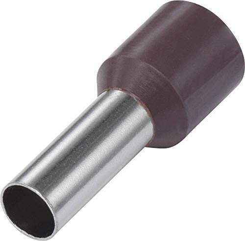 VOGT VERBINDUNGSTECHNIK Aderendhülse, einfach, 470812, 10 mm² x 12 mm, teilisoliert, braun, 100 Stück VOGT VERBINDUNGSTECHNIK Aderendhülse, einfach, 470812, 10 mm² x 12 mm, teilisoliert, braun, 100 Stück von VOGT VERBINDUNGSTECHNIK