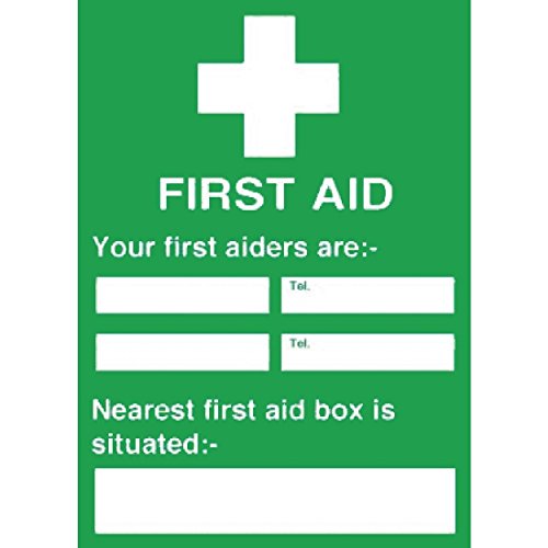 Unbekannt y922 "Erste-Hilfe-Kurse Nearest First Aid Box" Sign von VOGUE