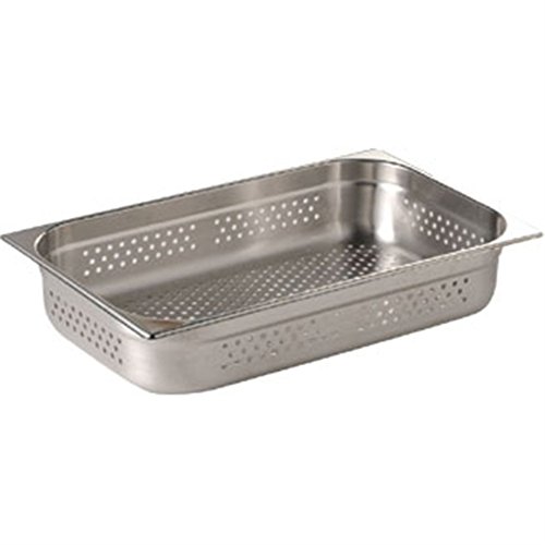 Vogue Gastronomiebehälter aus Edelstahl, Gastronorm 1/1, 200 mm tief, perforiert Vogue Gastronomiebehälter aus Edelstahl, Gastronorm 1/1, 200 mm tief, perforiert von VOGUE