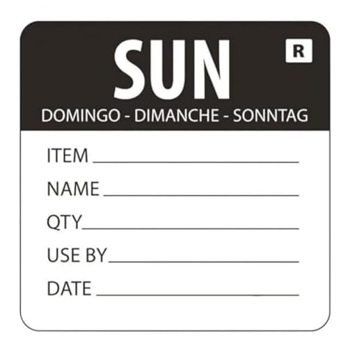 Vogue L072 Tag der Woche Label Sonntag, Schwarz Vogue L072 Tag der Woche Label Sonntag, Schwarz von VOGUE