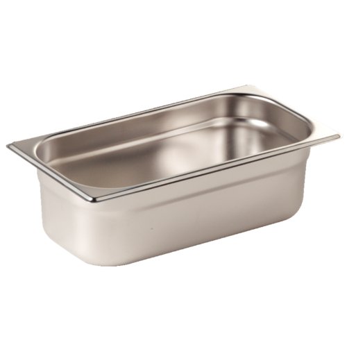 Vogue S729 Gastronorm Kit für Modell gd878 Polar Kühl-servery Topper, Edelstahl, inkl. 9 x 1/3 Behälter von VOGUE