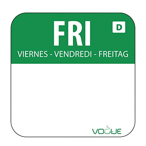 Vogue Selbstauflösende Lebensmittelrotationsetiketten Freitag Vogue Selbstauflösende Lebensmittelrotationsetiketten Freitag von VOGUE