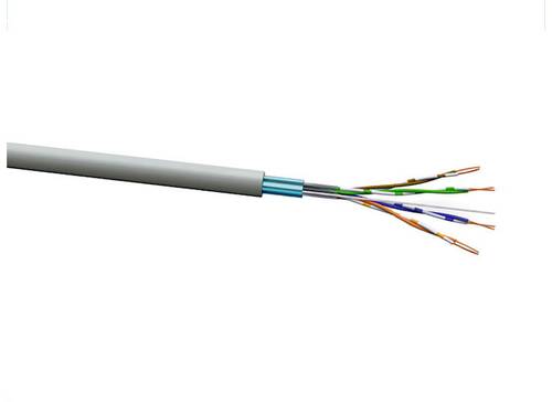 VOKA Kabelwerk 10258200-100 Netzwerkkabel CAT 5e F/UTP 4 x 2 x 0.128mm² Grau (RAL 7035) 100m von VOKA Kabelwerk
