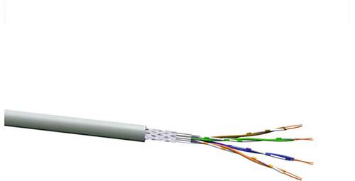 VOKA Kabelwerk 10307500-100 Netzwerkkabel CAT 5e SF/UTP 4 x 2 x 0.205mm² Grau (RAL 7035) 100m von VOKA Kabelwerk