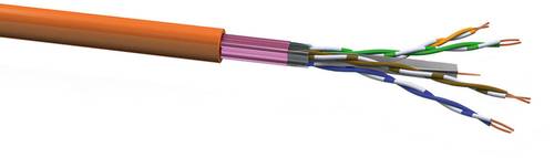 VOKA Kabelwerk 10309400 Netzwerkkabel CAT 6a F/UTP 4 x 2 x 0.25mm² Orange 500m von VOKA Kabelwerk