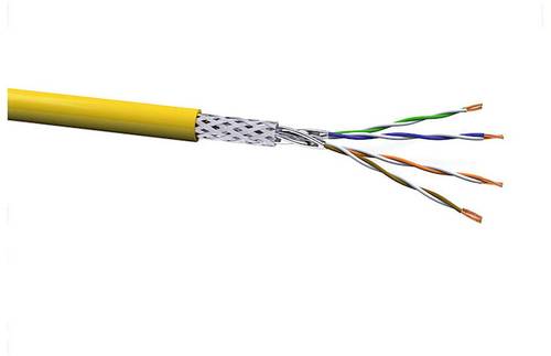 VOKA Kabelwerk 17020231-100 Netzwerkkabel CAT 7a S/FTP 4 x 2 x 0.324mm² Gelb 100m von VOKA Kabelwerk
