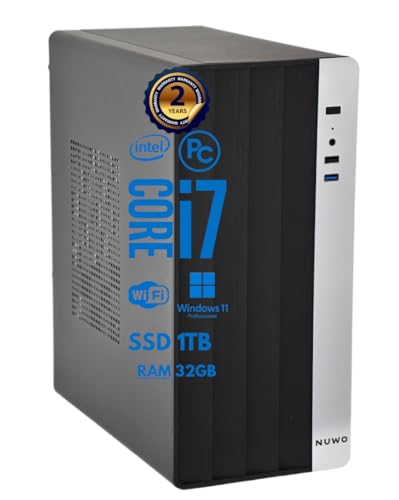 Fester PC i7 Intel Core i7-8700 Cpu bis zu 4,60 GHz, 32 GB RAM, 1 TB SSD, WLAN, Windows 11 Pro, Office 2019, kompletter Desktop-PC für Büro, Haus sofort einsatzbereit Fester PC i7 Intel Core i7-8700 Cpu bis zu 4,60 GHz, 32 GB RAM, 1 TB SSD, WLAN, Windows 11 Pro, Office 2019, kompletter Desktop-PC für Büro, Haus sofort einsatzbereit von VOKOT