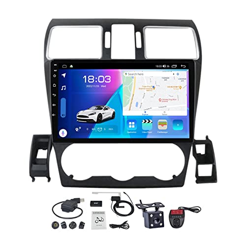 Android 11 Autoradio 2 DIN mit Bluetooth Freisprecheinrichtung für Subaru Forester 4 SJ 2016-2018 mit Carplay Android Auto DSP, 9 Zoll Touchscreen FM AM RDS DAB+ Radio/Rückfahrkamera ( Size : M500S ) von VOLEMI