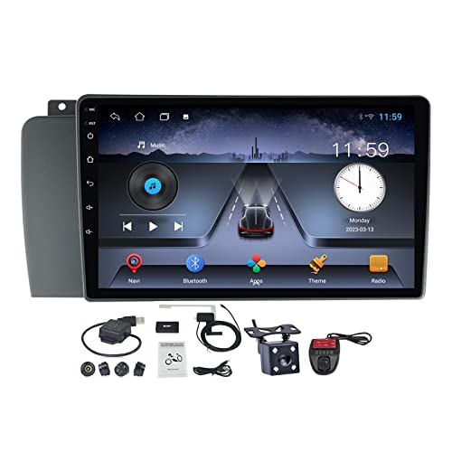 Android 11 Autoradio 2 Din Navigation System für Volvo XC70 V70 S60 2004-2007 mit 9 Zoll Screen BT/Mirror Link/Car-Play Android Auto/FM RDS DAB+ Radio/Lenkradsteuerung/Rückfahrkamera (Size : M100S) von VOLEMI
