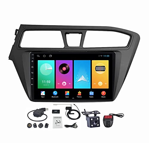Android 11 Autoradio 2 Din Stereo mit Bluetooth für Hyundai I20 2 II GB 2014-2018 mit HD Touchscreen 9 Zoll Carplay Android Auto/AM FM RDS DAB+ Radio/SWC/DSP MP5 Player/Backup Camera ( Size : M100S ) von VOLEMI