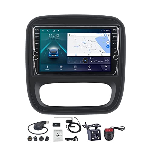 Android 11 Autoradio 2 Din Stereo mit Bluetooth für Renault Trafic 3 2014-2021 mit HD Touchscreen 9 Zoll Car-play Android Auto/AM FM RDS DAB+ Radio/SWC/DSP MP5 Player/Backup Camera ( Size : M300S ) von VOLEMI