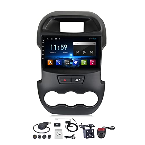 Android 11 Autoradio Stereo für Ford Ranger 2011-2016, 9 Zoll Auto Radio Touch Display mit Carplay Android Auto/Bluetooth 5.0/FM RDS DAB+/DSP/Lenkradsteuerung/GPS + Rückfahrkamera ( Size : M100S ) von VOLEMI