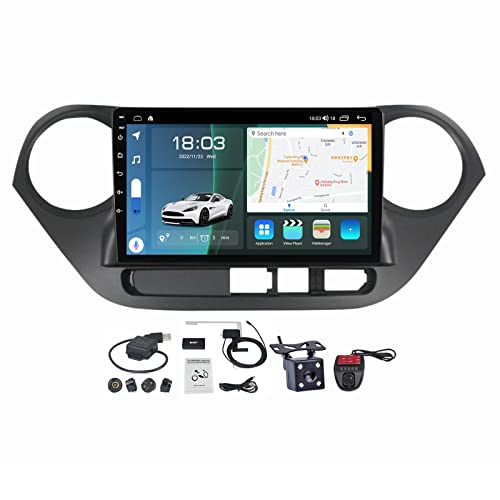Android 11 Autoradio mit Navi für Hyundai Grand I10 2013-2016 Radio FM AM RDS Car Radio 9 Zoll-IPS-Dispaly CarPlay Android Auto Lenkradsteuerung/1080P-Video/Bluetooth 5.0 Hände frei ( Size : M200S ) von VOLEMI