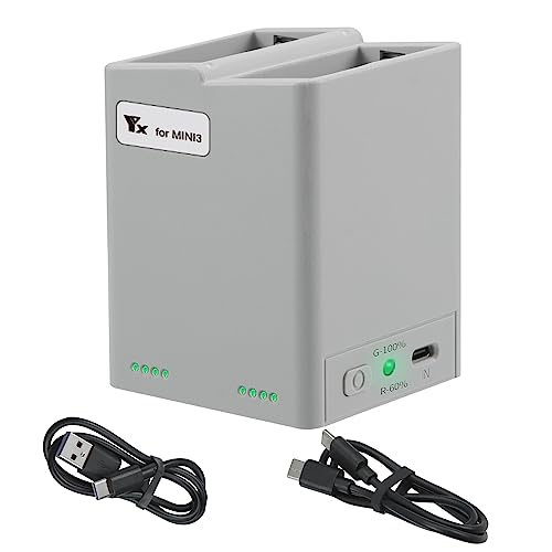 VOLOHAS Akku Ladegerät,Zwei-Wege-Ladestation für DJI Mini 4 Pro/Mini 3/Mini 3 Pro Drohne,Ladegerät Hub Zubehör,Parallel Akkuladestation,Charger Hub, Charging 2 Batteries Drohne Zubehör VOLOHAS Akku Ladegerät,Zwei-Wege-Ladestation für DJI Mini 4 Pro/Mini 3/Mini 3 Pro Drohne,Ladegerät Hub Zubehör,Parallel Akkuladestation,Charger Hub, Charging 2 Batteries Drohne Zubehör von VOLOHAS