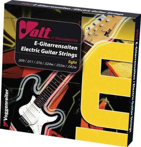 VOLT 635 - E-Gitarrensaiten (Stahl) - Satz VOLT 635 - E-Gitarrensaiten (Stahl) - Satz von VOLT by Voggenreiter
