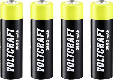 Endurance Mignon AA -Akku NiMH 2600 mAh 1.2 V 4 St. (VC-12714020) von VOLTCRAFT