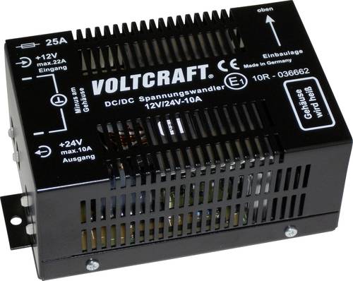 VOLTCRAFT 12/10 DC/DC-Wandler 12 V/DC - 24 V/DC/10A 240W von VOLTCRAFT