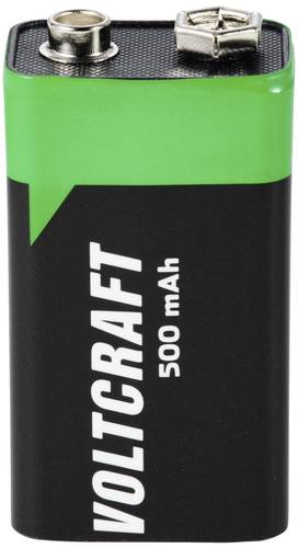 VOLTCRAFT 6LR61 9V Block-Akku Li-Ion 500 mAh 7.4V 1St. von VOLTCRAFT