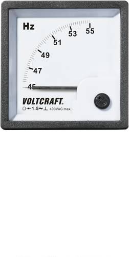 VOLTCRAFT AM-72X72/50HZ AM-72X72/50HZ Analog-Einbaumessgerät AM-72X72/50HZ 45 - 55Hz Drehspule von VOLTCRAFT