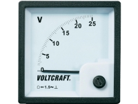 VOLTCRAFT AM-72x72/25V Analoges Einbauinstrument AM-72x72/25V 25 V Drehspule von VOLTCRAFT