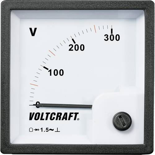 VOLTCRAFT AM-72x72/300V AM-72x72/300V Analog-Einbaumessgerät AM-72x72/300V 300V Drehspule von VOLTCRAFT