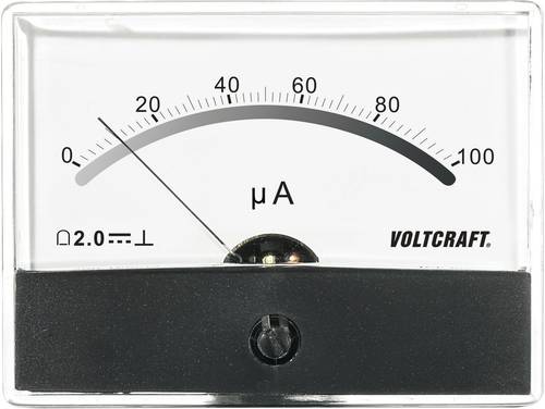 VOLTCRAFT AM-86X65/100µA AM-86X65/100µA Einbau-Messgerät AM-86X65/100µA/DC Drehspule von VOLTCRAFT