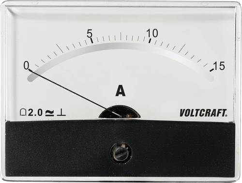 VOLTCRAFT AM-86X65/15A/DC AM-86X65/15A/DC Einbau-Messgerät AM-86X65/15A/DC Drehspule von VOLTCRAFT