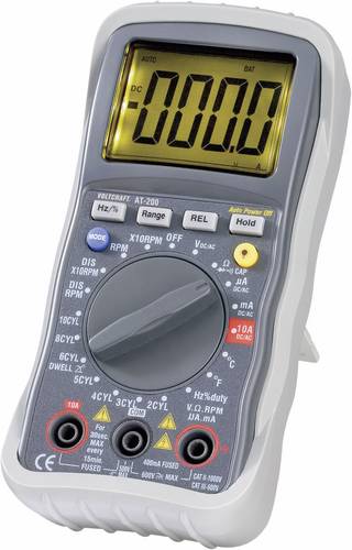 VOLTCRAFT AT-200 Hand-Multimeter digital KFZ-Messfunktion CAT III 600V Anzeige (Counts): 4000 von VOLTCRAFT