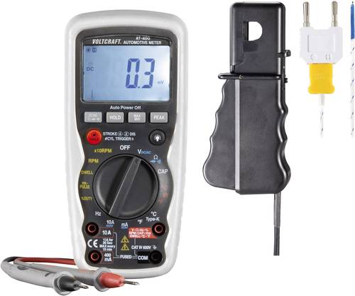 VOLTCRAFT AT-400 Hand-Multimeter digital KFZ-Messfunktion CAT IV 600V Anzeige (Counts): 4000 von VOLTCRAFT