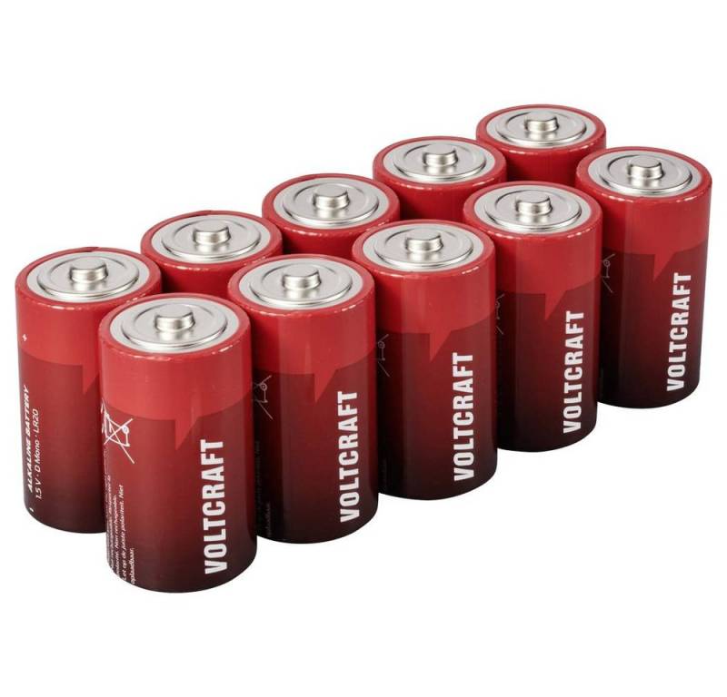 VOLTCRAFT Alkaline Mono-Batterien 10er-Set Batterie von VOLTCRAFT