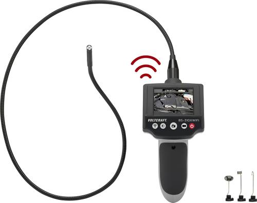 VOLTCRAFT BS-310XWIFI Endoskop Sonden-Ø: 8mm Sonden-Länge: 88cm von VOLTCRAFT
