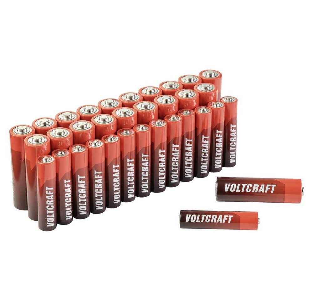 VOLTCRAFT Batterie-Set Micro, Mignon 34 St. inkl. Box Batterie, inkl. Box von VOLTCRAFT