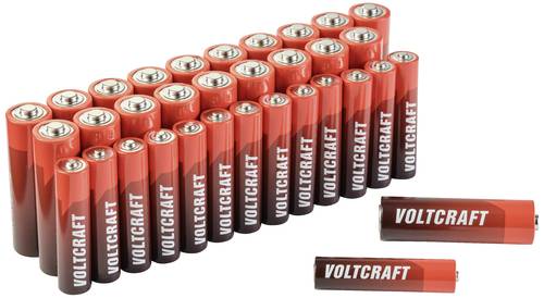 VOLTCRAFT Batterie-Set Mignon, Micro 34 St. inkl. Box von VOLTCRAFT