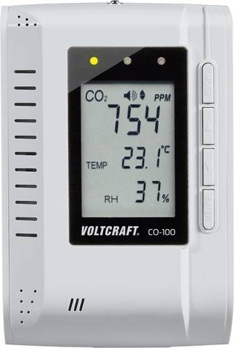 VOLTCRAFT CO-100 Kohlendioxid-Messgerät 0 - 3000 ppm mit Datenloggerfunktion, Wandmontage VOLTCRAFT CO-100 Kohlendioxid-Messgerät 0 - 3000 ppm mit Datenloggerfunktion, Wandmontage von VOLTCRAFT