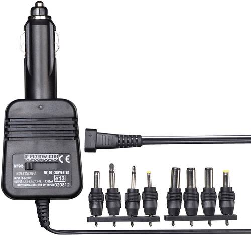 VOLTCRAFT DC/DC-Wandler 12 V/DC, 24 V/DC - 1.5 V/DC, 3 V/DC, 4.5 V/DC, 6 V/DC, 7.5 V/DC, 9 V/DC, 12 von VOLTCRAFT