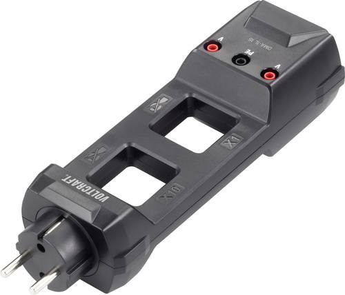 VOLTCRAFT DMA-1L 16 Adapterstecker - Dunkelgrau von VOLTCRAFT