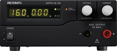 VOLTCRAFT DPPS-16-30 Labornetzgerät, einstellbar 1 - 16 V/DC 0 - 30A 480W USB programmierbar Anzahl von VOLTCRAFT
