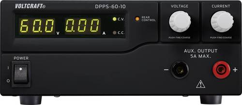 VOLTCRAFT DPPS-60-10 Labornetzgerät, einstellbar 1 - 60 V/DC 0 - 10A 600W USB programmierbar Anzahl von VOLTCRAFT