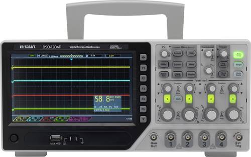 VOLTCRAFT DSO-1084F Digital-Oszilloskop 80MHz 4-Kanal 1 GSa/s 64 kpts 8 Bit Digital-Speicher (DSO), von VOLTCRAFT