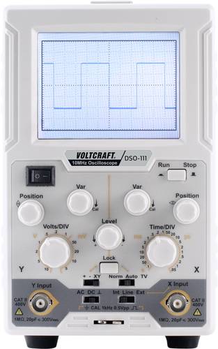 VOLTCRAFT DSO-111 Digital-Oszilloskop 10MHz 1-Kanal 100 MSa/s 1St. von VOLTCRAFT