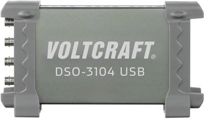 VOLTCRAFT DSO-3104 USB-Oszilloskop 100 MHz 4-Kanal 250 MSa/s 16 kpts 8 Bit Digital-Speicher (DSO), Spectrum-Analyser (DSO-3104) von VOLTCRAFT