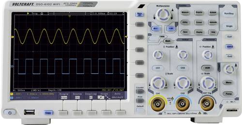 VOLTCRAFT DSO-6102WIFI Digital-Oszilloskop 100MHz 2-Kanal 1 GSa/s 40000 kpts 8 Bit Funktionsgenerato von VOLTCRAFT