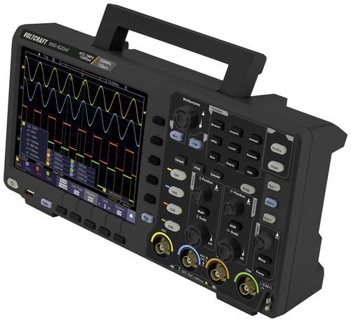 VOLTCRAFT DSO-6204F Digital-Oszilloskop 200MHz 4-Kanal 1 GSa/s 10000 kpts 8 Bit Digital-Speicher (DS VOLTCRAFT DSO-6204F Digital-Oszilloskop 200MHz 4-Kanal 1 GSa/s 10000 kpts 8 Bit Digital-Speicher (DS von VOLTCRAFT