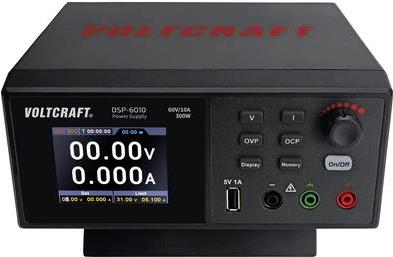 VOLTCRAFT DSP-6010 Labornetzgerät, einstellbar 0 - 60 V 0 - 10 A 300 W USB Slave-Funktion Anzahl Ausgänge 1 x (VC-12230435) von VOLTCRAFT