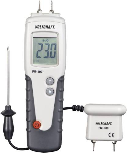 VOLTCRAFT FM-300 Holzfeuchtemessgerät Messbereich Holzfeuchtigkeit (Bereich) 6 bis 99% vol Temperat von VOLTCRAFT