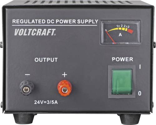 VOLTCRAFT FSP-1243 Labornetzgerät, Festspannung 24 V/DC (max.) 3A (max.) 72W Anzahl Ausgänge 1 x von VOLTCRAFT